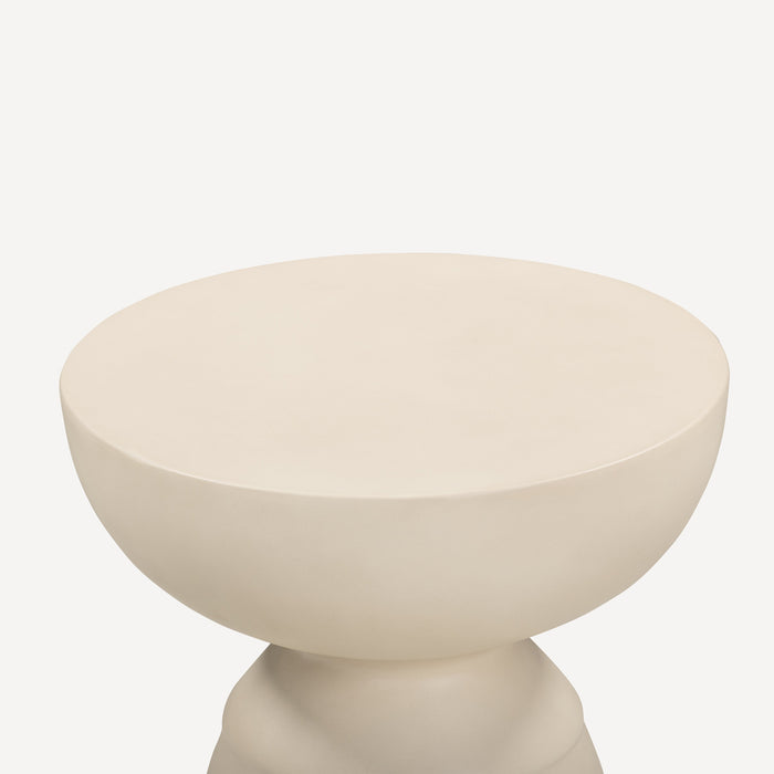 Union Home Echo End Table - Off White LVR00975