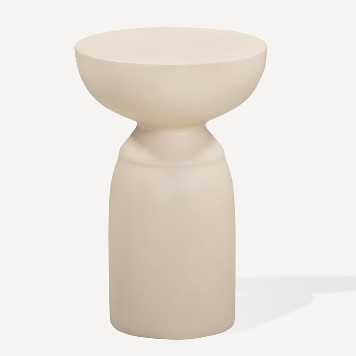 Union Home Echo End Table - Off White LVR00975