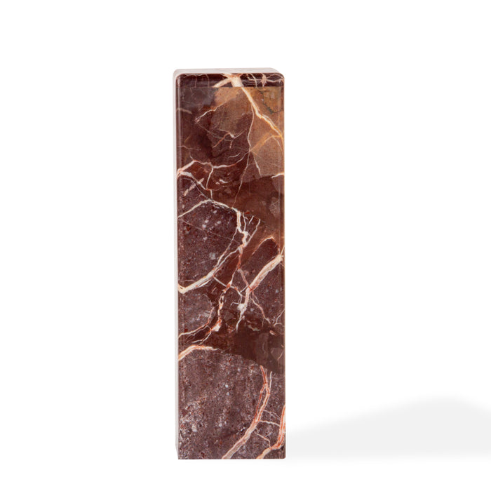 Union Home Delta Marble Side Table - Red Levanto, Large LVR01003