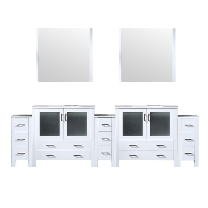 Lexora Home Volez Bath Vanity with Ceramic Countertop