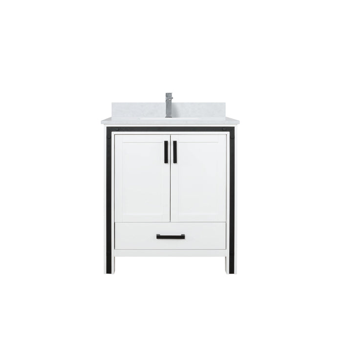 Lexora Home Ziva Bath Vanity with White Quartz Countertop