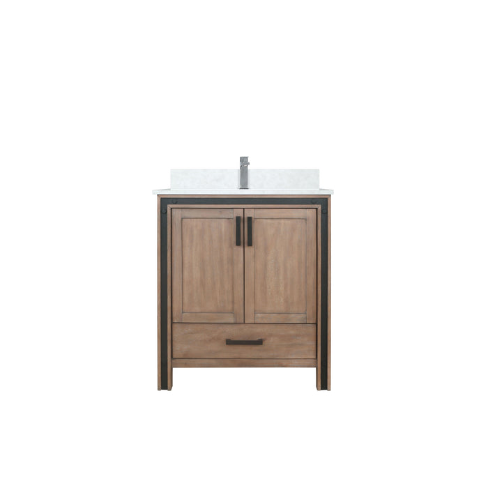 Lexora Home Ziva Bath Vanity with Cultured Marble Countertop