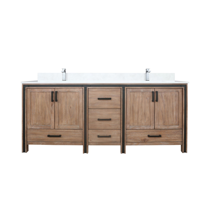 Lexora Home Ziva Bath Vanity with White Quartz Countertop