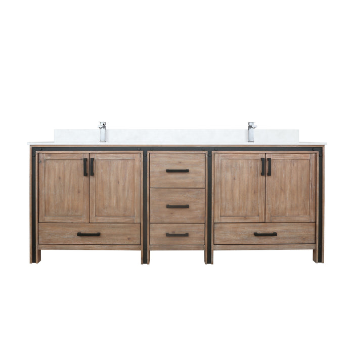 Lexora Home Ziva Bath Vanity with White Quartz Countertop