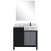 Lexora Home Zilara Bath Vanity with Castle Grey Marble Countertop and Faucet