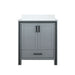 Lexora Home Ziva Bath Vanity with Cultured Marble Countertop