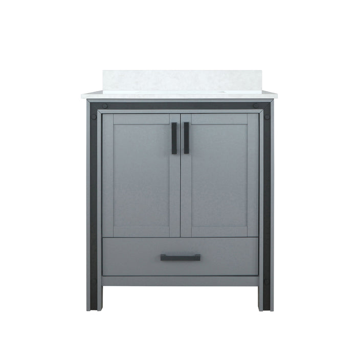 Lexora Home Ziva Bath Vanity with White Quartz Countertop