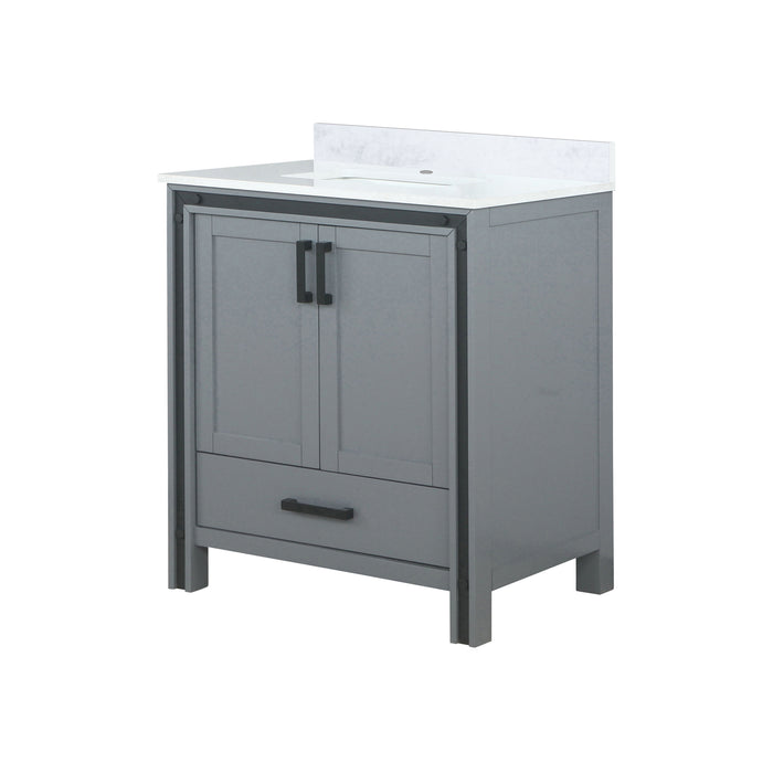 Lexora Home Ziva Bath Vanity with White Quartz Countertop