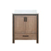 Lexora Home Ziva Bath Vanity with Cultured Marble Countertop