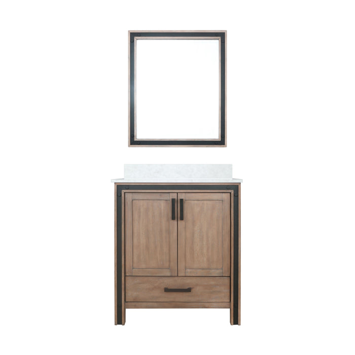 Lexora Home Ziva Bath Vanity with White Quartz Countertop