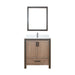 Lexora Home Ziva Bath Vanity with Cultured Marble Countertop