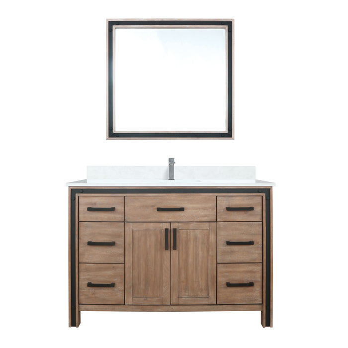 Lexora Home Ziva Bath Vanity with Cultured Marble Countertop