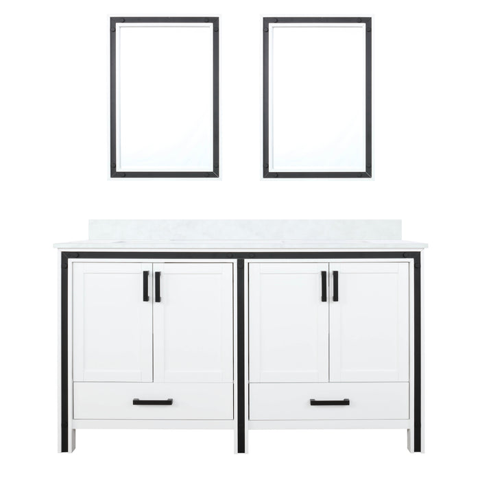 Lexora Home Ziva Bath Vanity with White Quartz Countertop