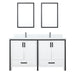 Lexora Home Ziva Bath Vanity with Cultured Marble Countertop