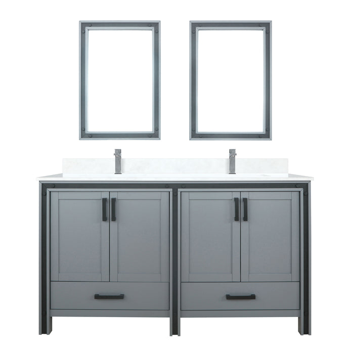 Lexora Home Ziva Bath Vanity with White Quartz Countertop