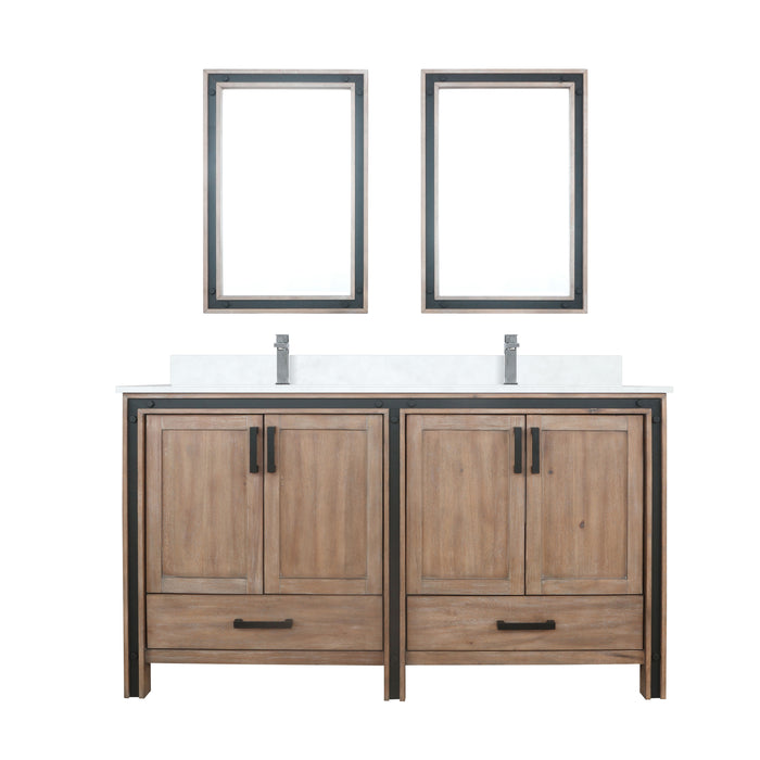 Lexora Home Ziva Bath Vanity with Cultured Marble Countertop