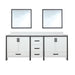 Lexora Home Ziva Bath Vanity with White Quartz Countertop