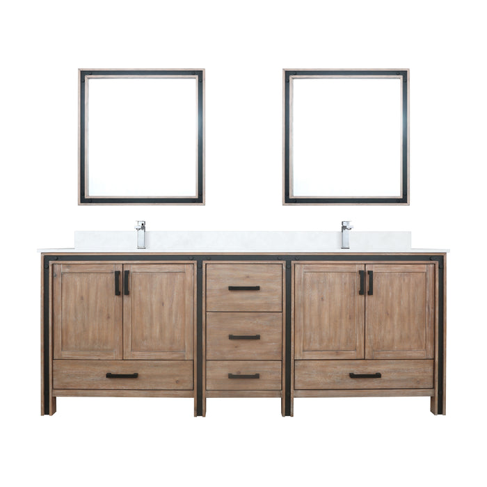 Lexora Home Ziva Bath Vanity with White Quartz Countertop