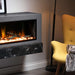 Litedeer Homes Latitude 45" Smart Electric Fireplace with Driftwood Log & River Rock