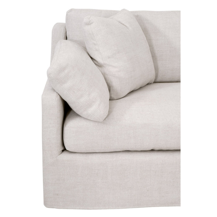 Essentials For Living Stitch & Hand - Upholstery Lena Modular Slipcover 2-Seat Left Slope Arm Sofa 6603-2S1LA.BISQ