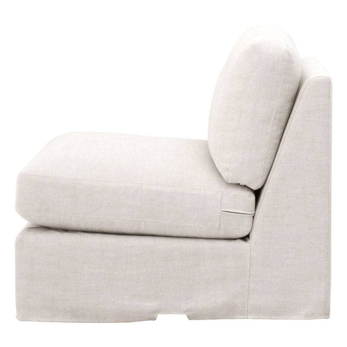 Essentials For Living Stitch & Hand - Upholstery Lena Modular Slipcover 1-Seat Armless Chair 6603-1S.BISQ