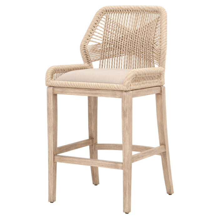 Essentials For Living Woven Loom Barstool 6808BS.SND/LGRY/NG