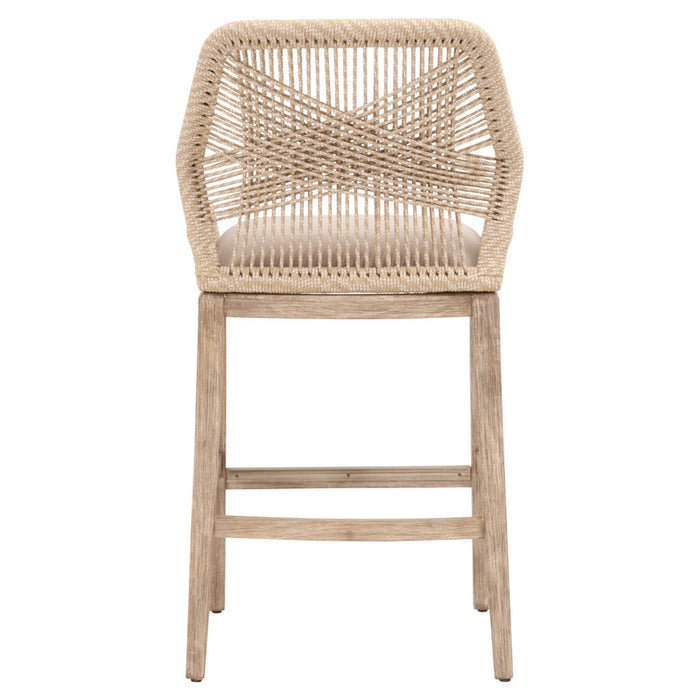 Essentials For Living Woven Loom Barstool 6808BS.SND/LGRY/NG