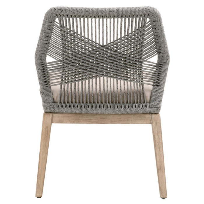 Essentials For Living Woven Loom Dining Chair, Set of 2 6808KD.PLA/FLGRY/NG