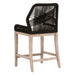 Essentials For Living Woven Loom Limited Edition Counter Stool 6808CS.BLK/WHT/NG