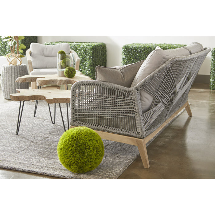 Essentials For Living Woven - Outdoor Loom Outdoor 79" Sofa 6817-3.PLA/SG/GT