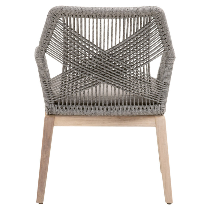 Essentials For Living Woven - Outdoor Loom Outdoor Arm Chair, Set of 2 6809KD.PLA-R/SG/GT