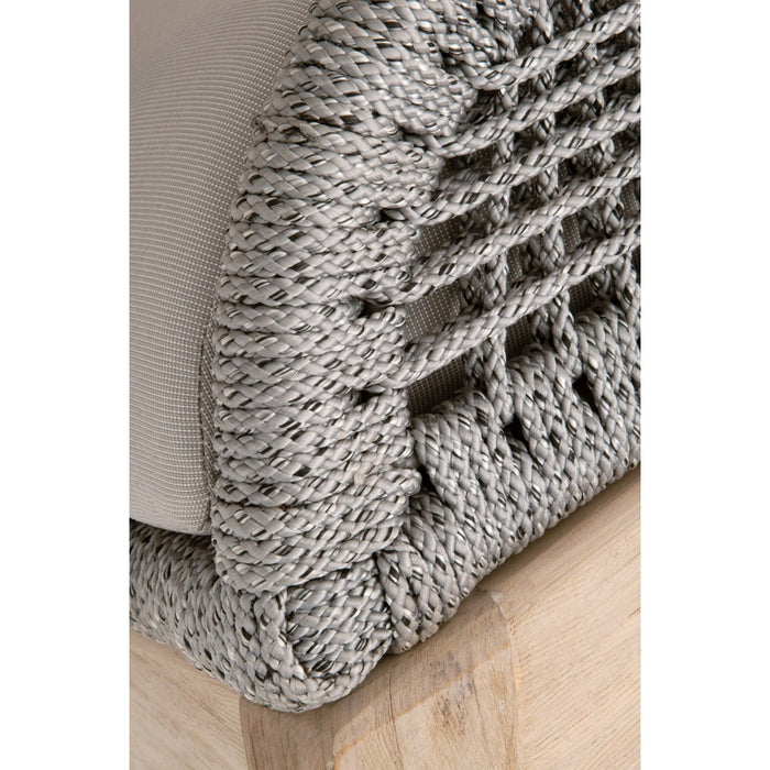 Essentials For Living Woven - Outdoor Loom Outdoor Footstool 6817FS.PLA-R/SG/GT