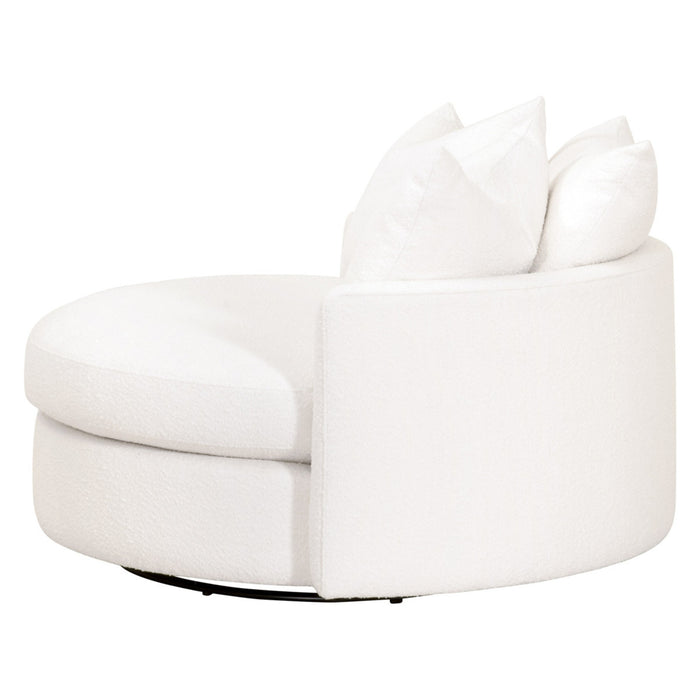 Essentials For Living Stitch & Hand - Upholstery Lourne Grand Swivel Sofa Chair 6644.BOU-SNO