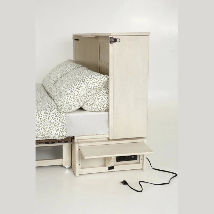Night and Day Furniture Louvre Murphy Cabinet Bed Complete Set