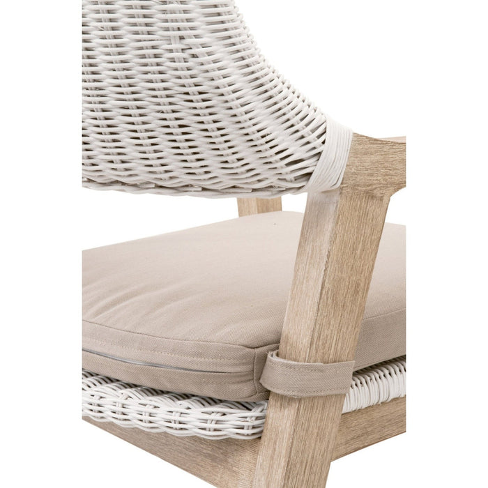 Essentials For Living Woven Lucia Arm Chair 6810.WTR/LGRY/NG