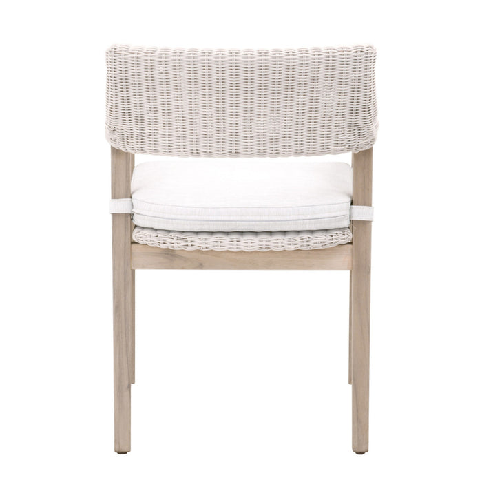 Essentials For Living Woven - Outdoor Lucia Outdoor Arm Chair 6810.PW/WHT/GT