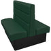 Oak Street Manufacturing Double 24" x 42" Luther Vinyl/Upholstered Booth