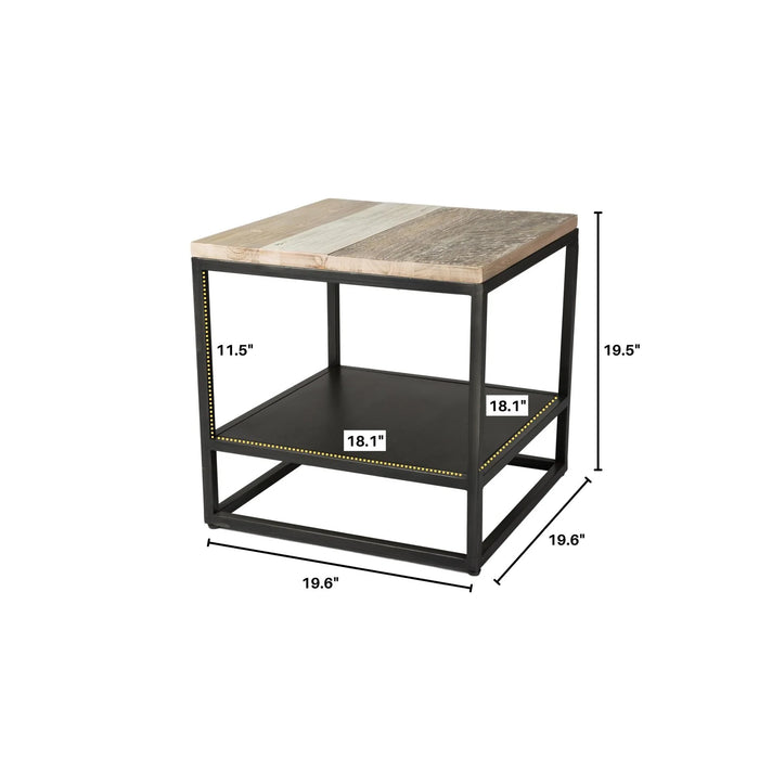 LH Imports Metro Havana Side Table MHA012