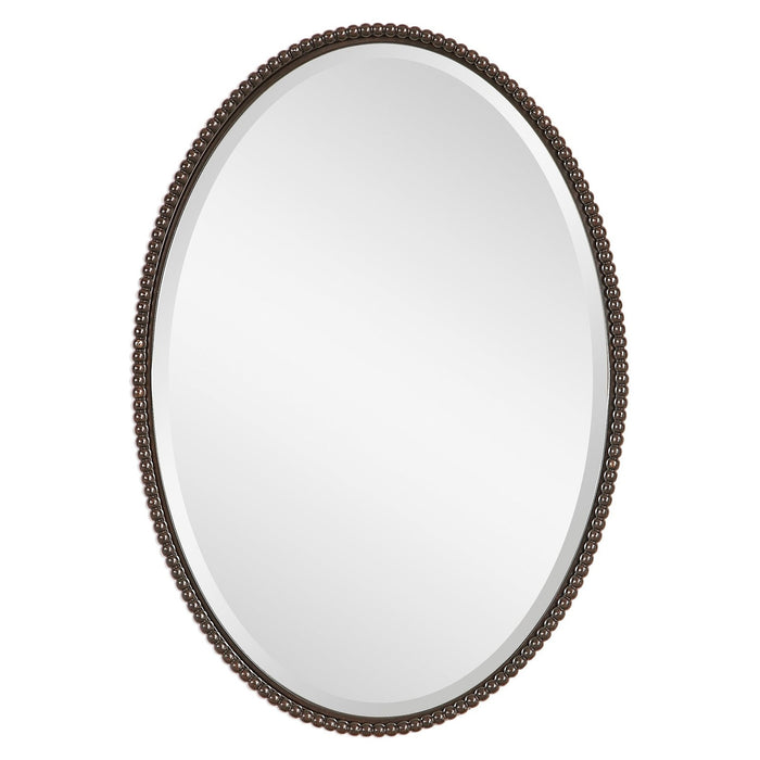 Uttermost Sherise Bronze Oval Mirror 01101 B