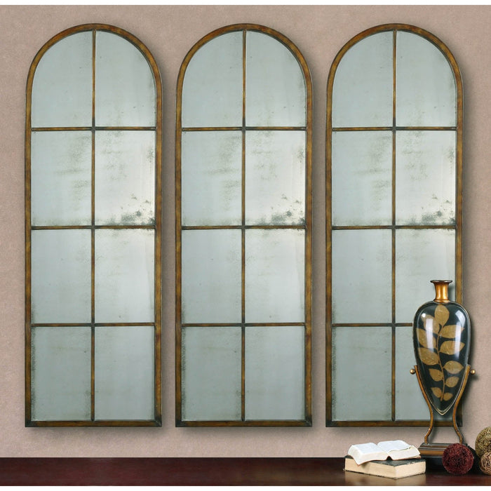 Uttermost Amiel Arched Brown Mirror 13463 P