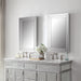 Uttermost Alanna 34" x 22" Rectangular Luxe Frameless Bathroom Wall Mirror 08027 B