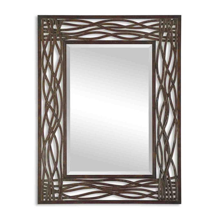 Uttermost Dorigrass Brown Metal Mirror 13707