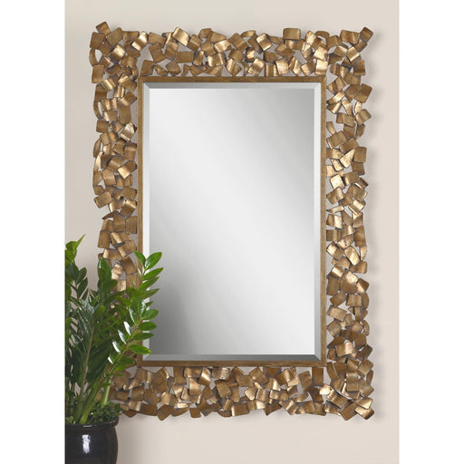 Uttermost Capulin Antique Gold Mirror 12816