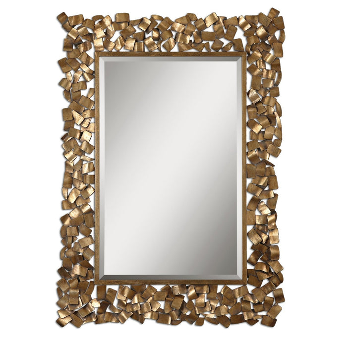 Uttermost Capulin Antique Gold Mirror 12816