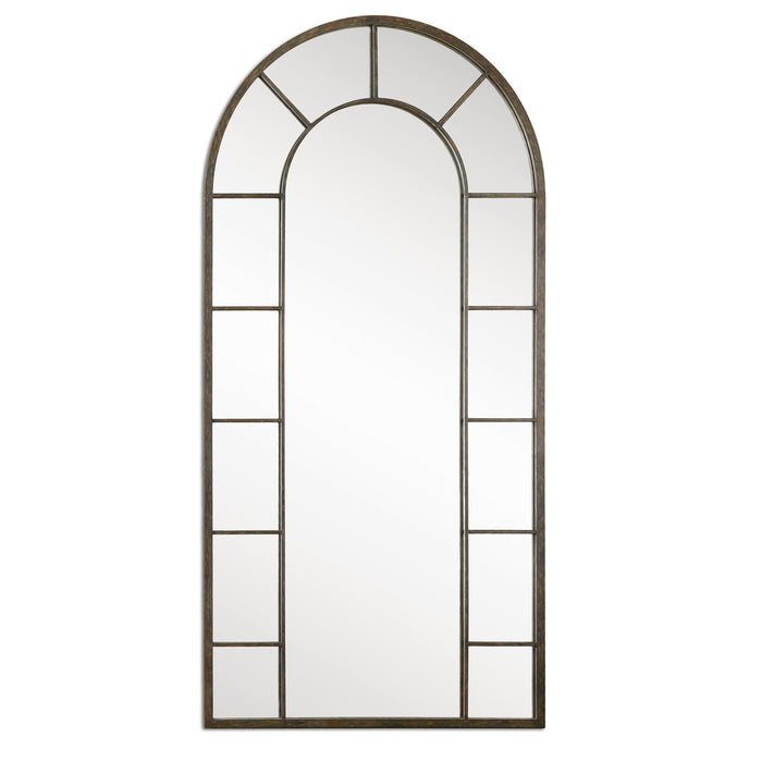 Uttermost Dillingham Black Arch Mirror 10505