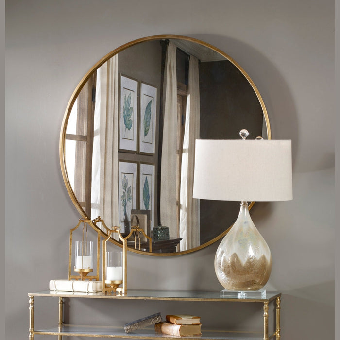 Uttermost Junius Round Gold Mirror 13887