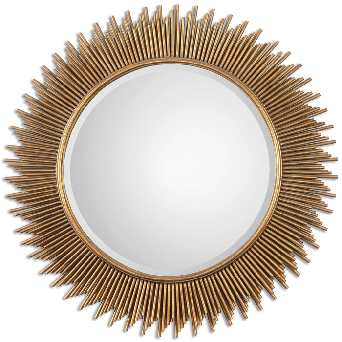 Uttermost Marlo Round Gold Mirror 08137