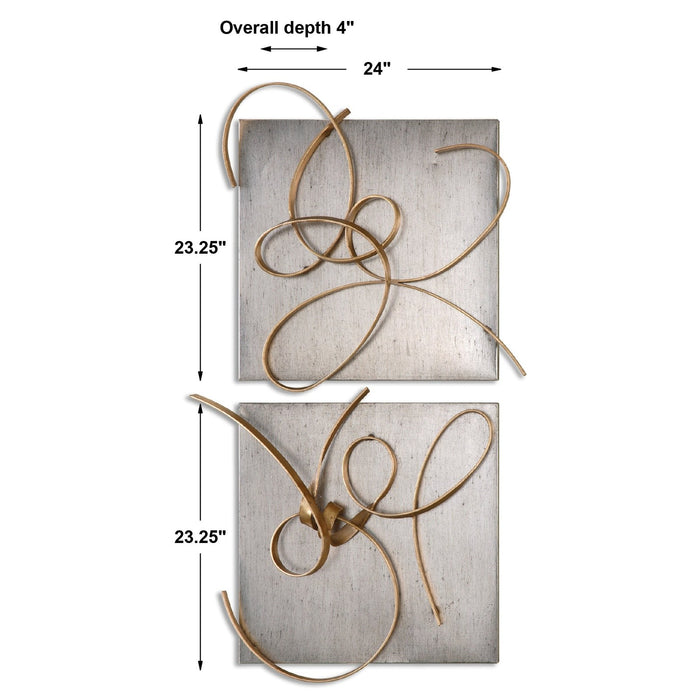 Uttermost Harmony Metal Wall Art, S/2 7071