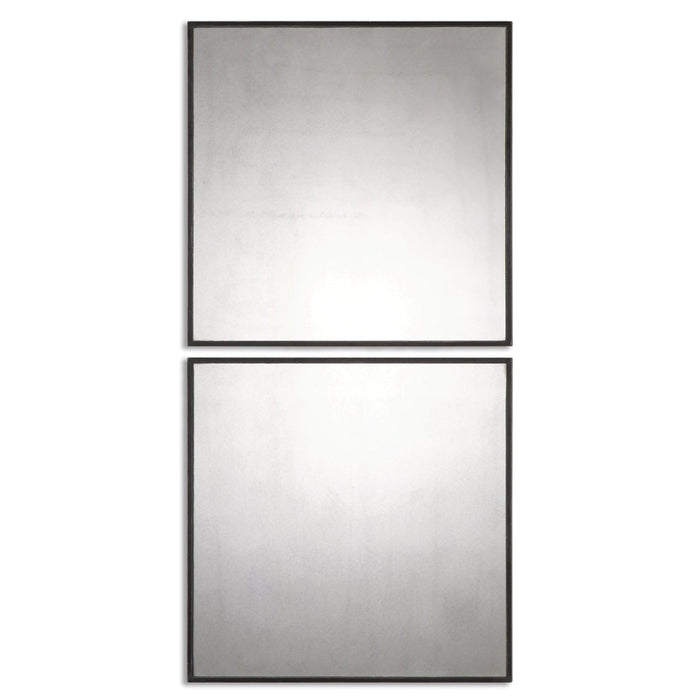 Uttermost Matty Antiqued Square Mirrors, S/2 13932