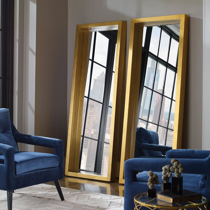 Uttermost Edmonton Gold Leaner Mirror 14554